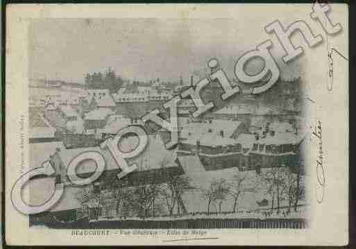 Ville de BEAUCOURT Carte postale ancienne